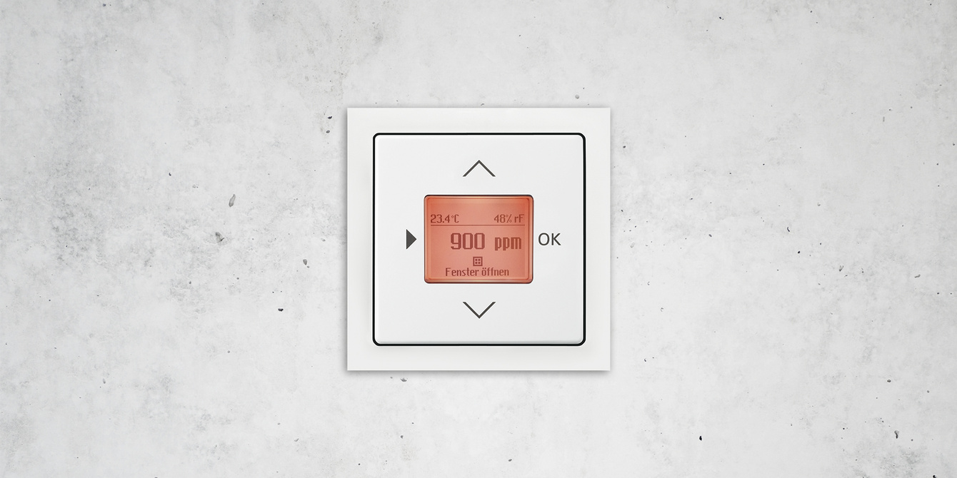 Busch-Raumluftsensor® CO2 bei Bernstein Elektrotechnik in Fürth